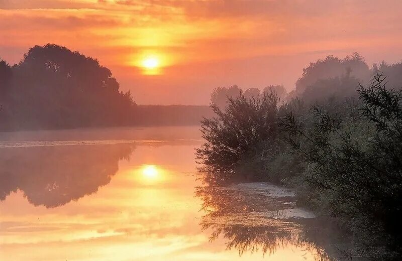 пейзажи россии. зорька алая природа. румяные зори. рассвет летом. румяные зори.