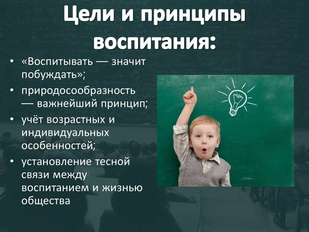 Идея воспитывающего обучения. Цели и принципы воспитания. Цели, задачи и принципы воспитания. Цели воспитания. Цель воспитания детей.