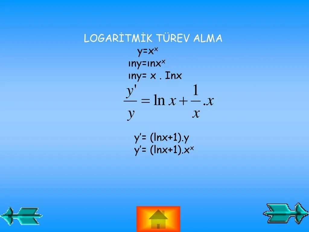 LNX. Derivative of LNX. X INX прои.