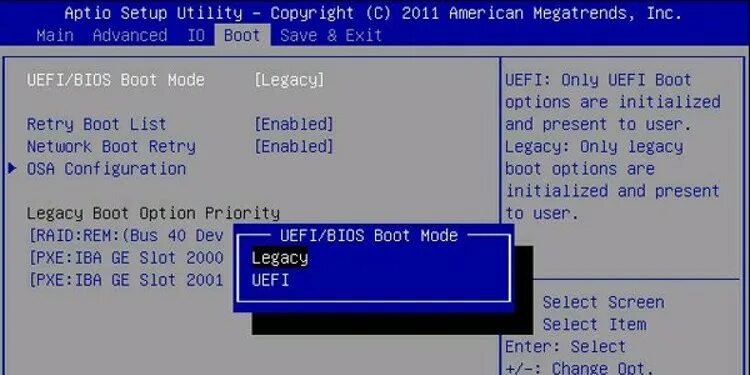 Boot device failed. Legacy bios. legacy биос. legacy uefi boot mode. uefi vs bios.
