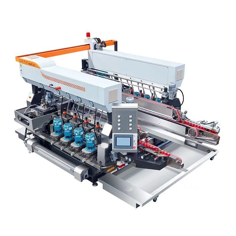 Machine edging. Станки enkong для двухсторонней обработки кромки стекла. glass straight line edging machinery with 4 s. xtraedge станок даблэйджео. edging machine.