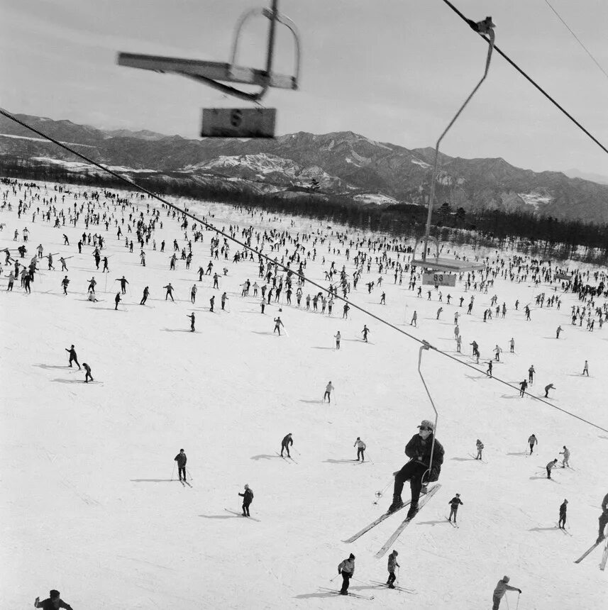 Горнолыжные курорты ссср. Лыжи в 20 веке. Советская горнолыжка. Картина горнолыжный курорт.