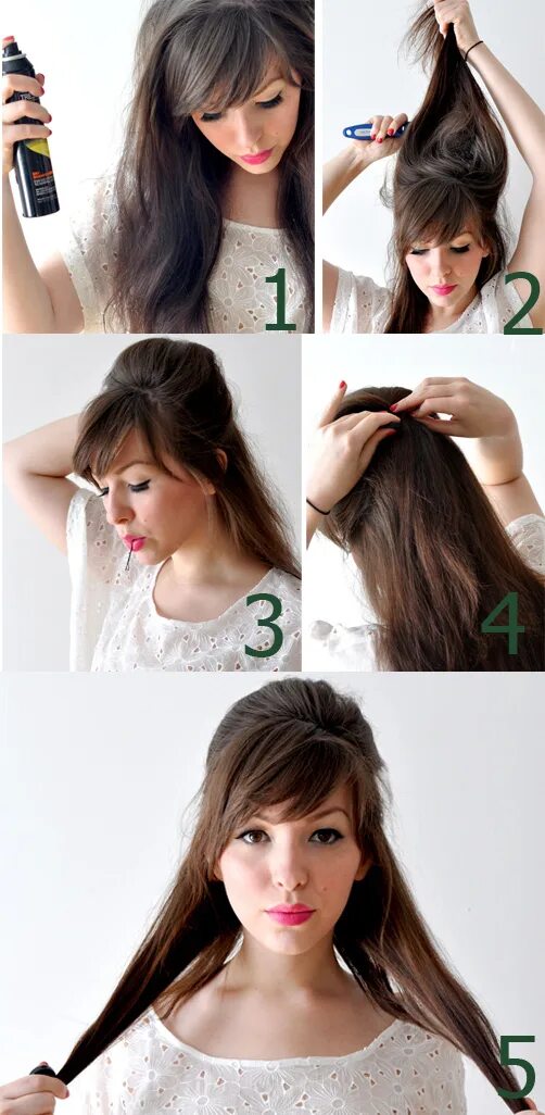 Как правильно сделать начес. Легкие прически с начесом на длинные волосы. Прически с начесом на средние волосы. Как правильно сделать начес. Как правильно сделать начес.