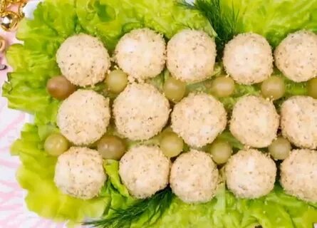 Шарики закусочные на новый год
