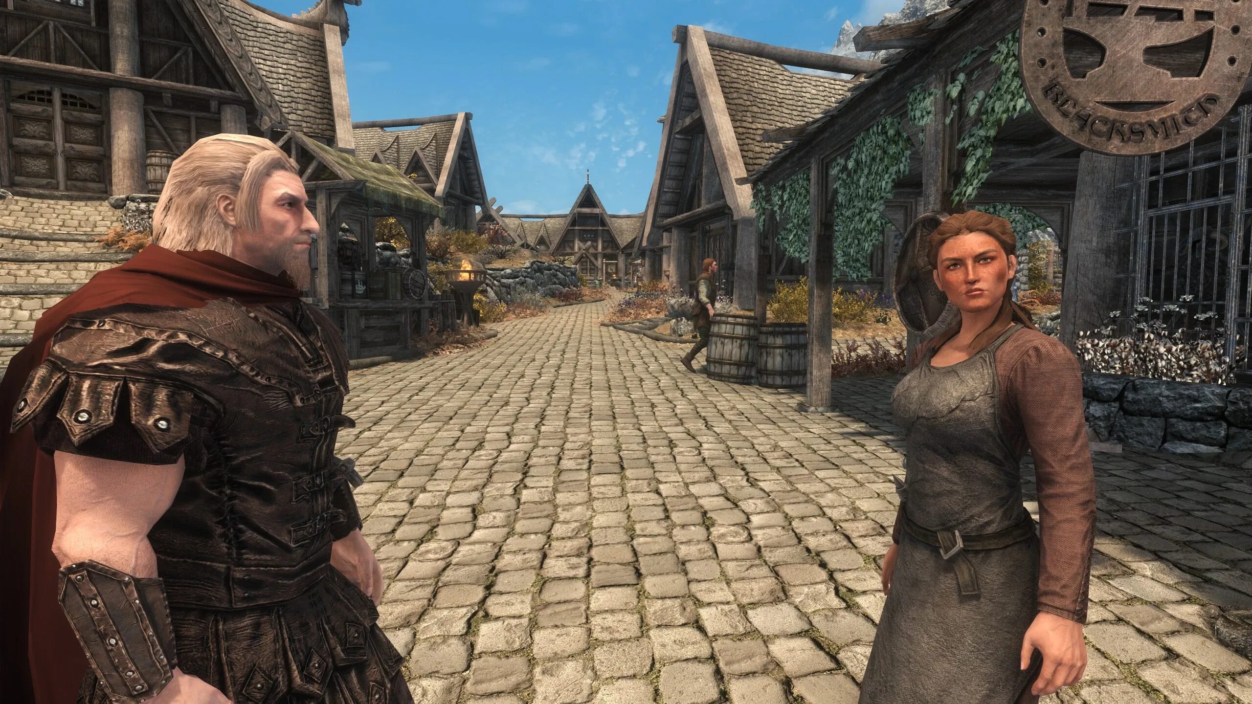 В плену паршивой игры в качестве. Skyrim NPC. NPC В играх. Скайрим почтальон. Знаменитые NPC.