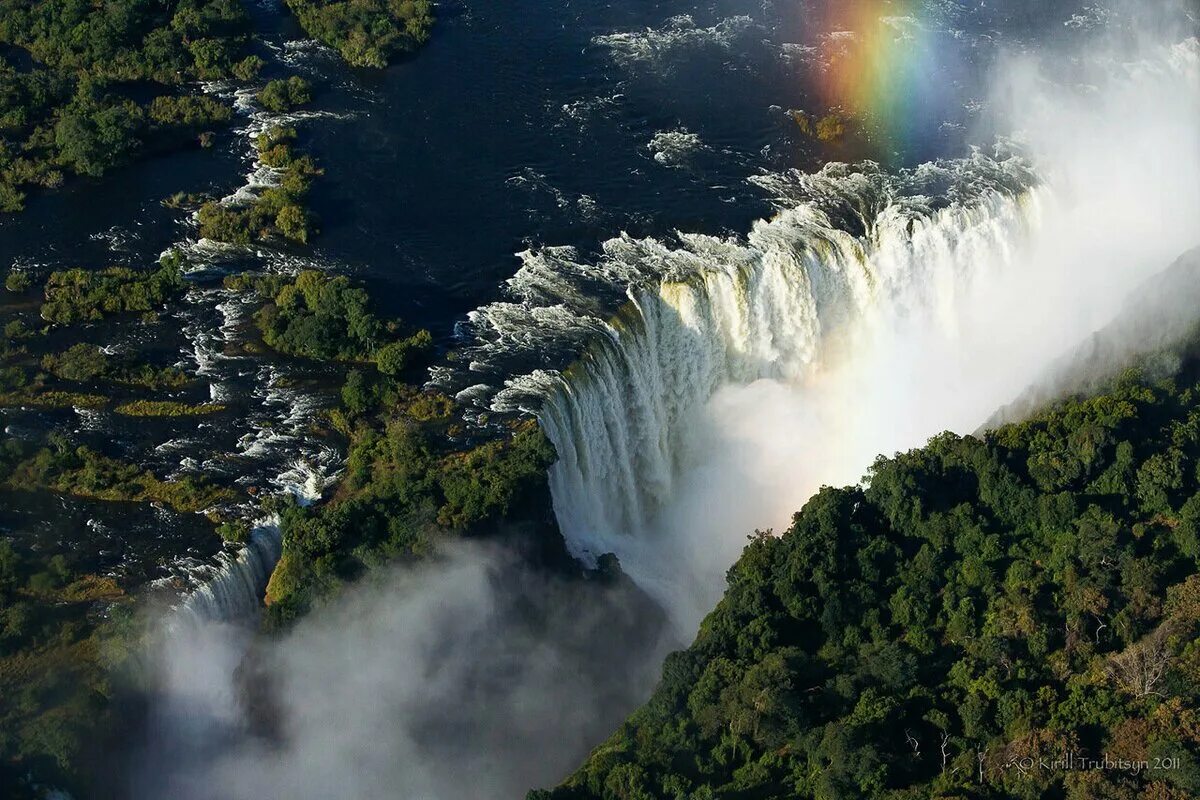 Известные водопады африки