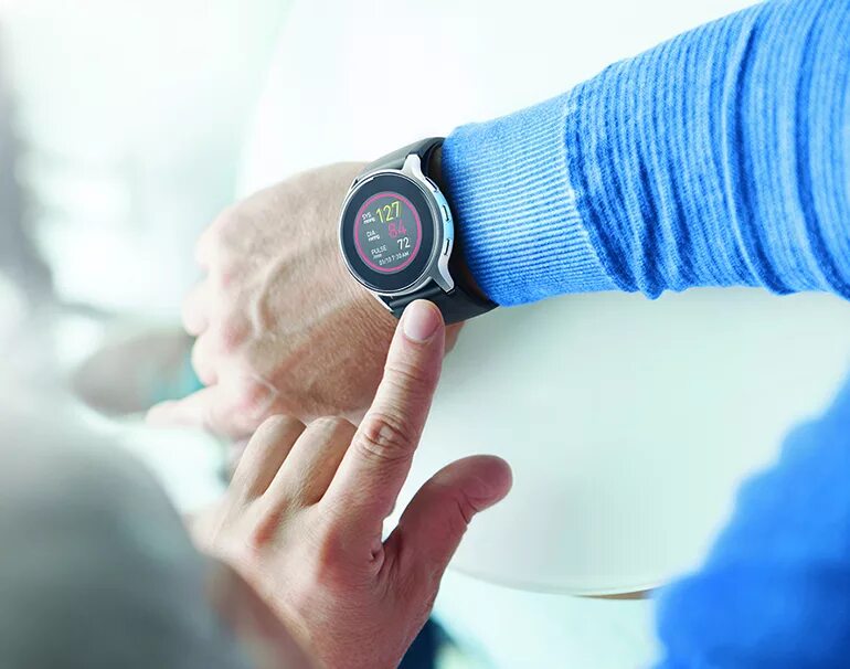Как измерить давление galaxy watch