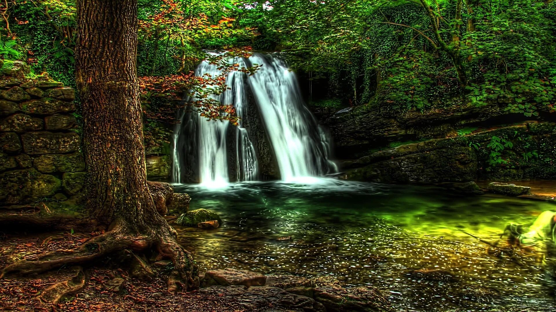 Загрузить живые обои. Водопад Джур Джур. Природа. Живая природа водопады. Красивые водопады.