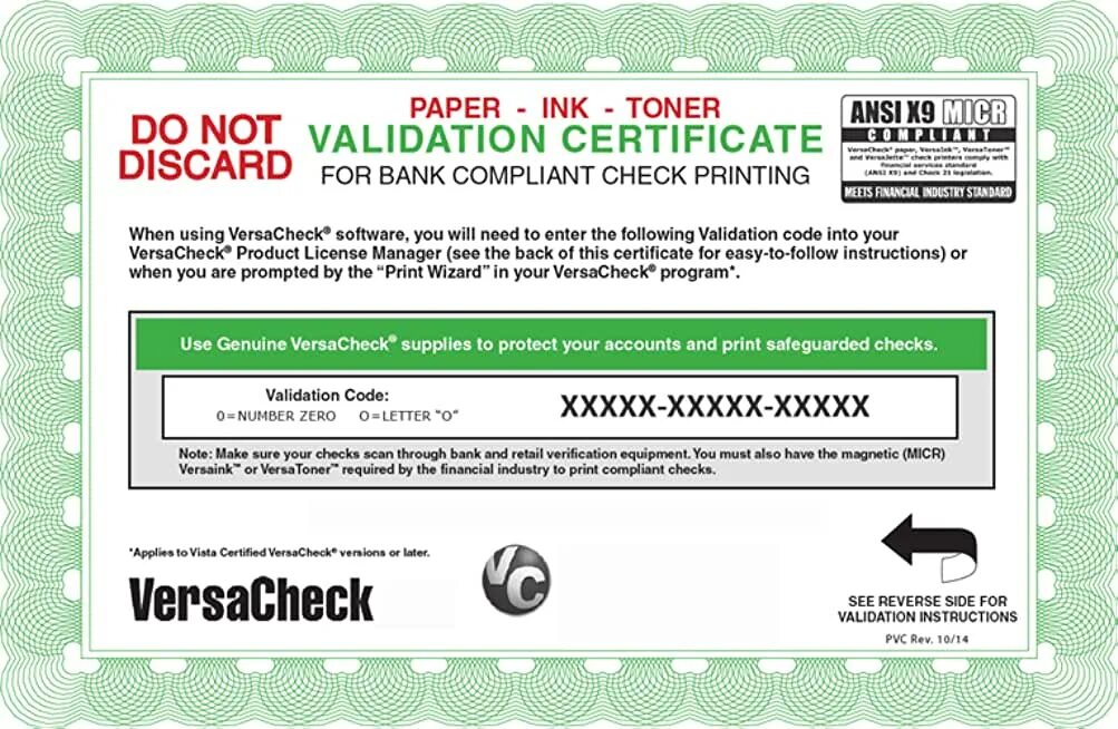 Validate certificate. Validation code for quickbooks 2018. Print code. Check validation. Check paper.