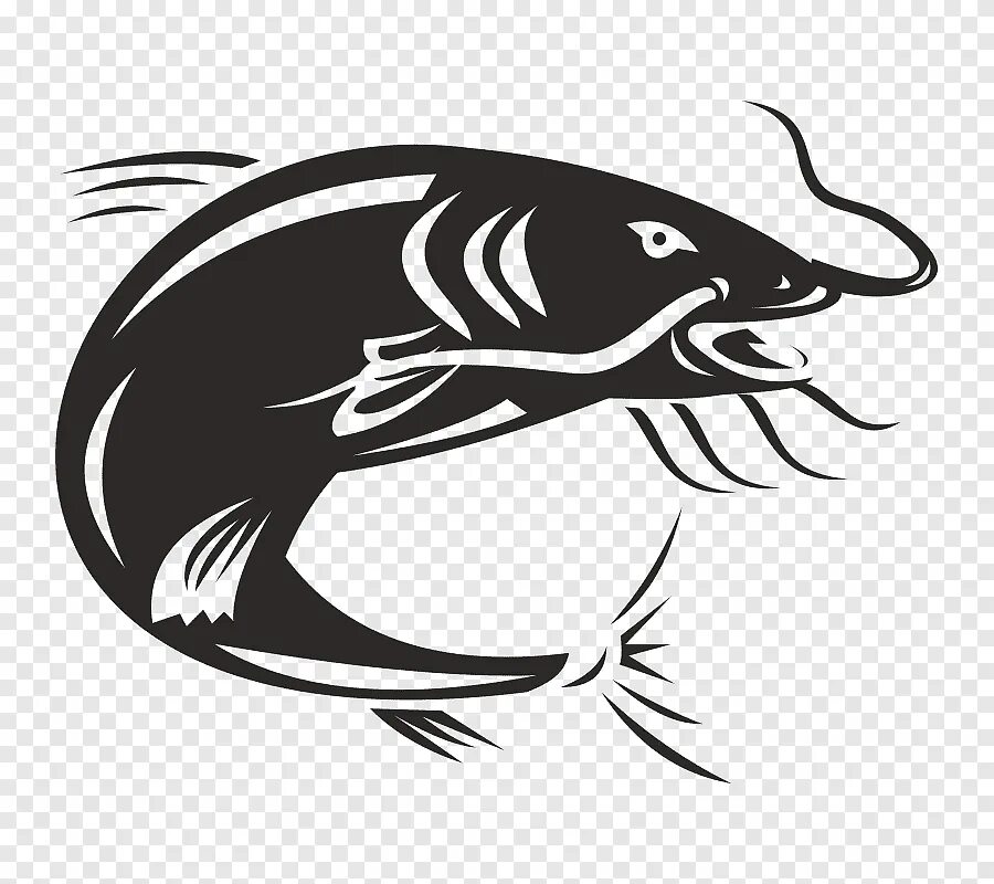 Силуэт рыбы. Рыба вектор. Наклейка рыба. Щука силуэт.