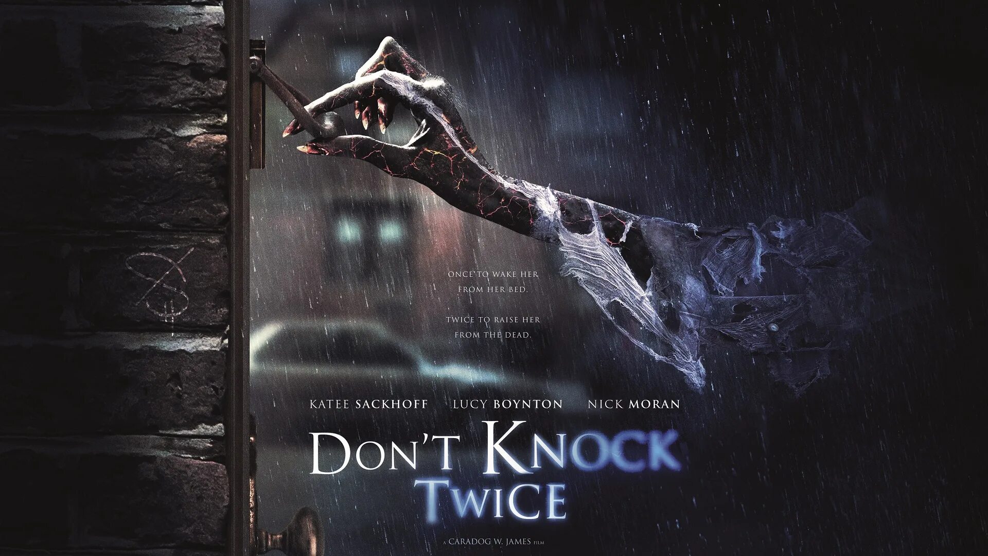 She doesn t the answer. Don't Knock twice игра. Knock 2017 Постер. Don't Knock twice VR.