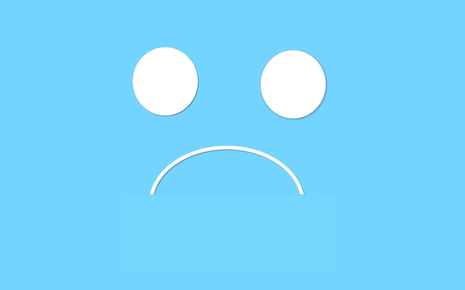 Sad blue