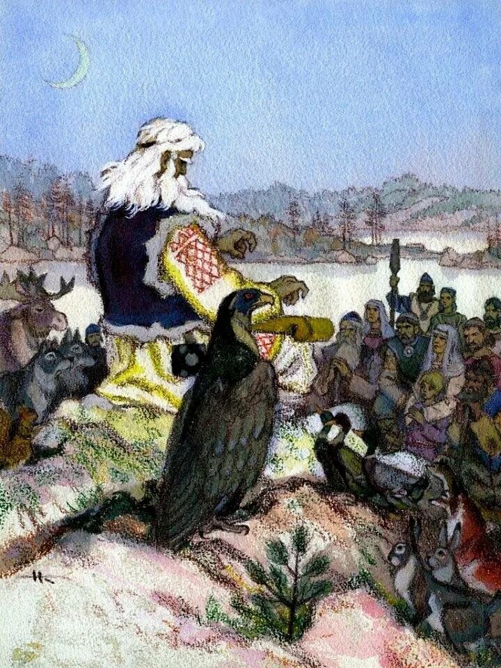 Кочергин художник иллюстратор калевала. Герои калевалы айно. Финские мифы. Финские мифы. Калевала эпос вяйнемейнен.