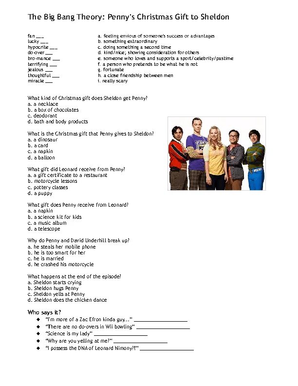 Bang bang текст на русском. Big Bang Theory Worksheets. Текст теории большого взрыва. Bang перевод. Теория большого взрыва урок англ.