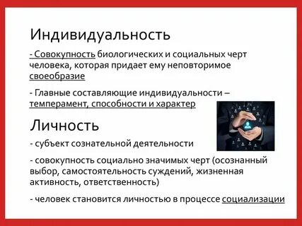 Неповторимое своеобразие каждого человека