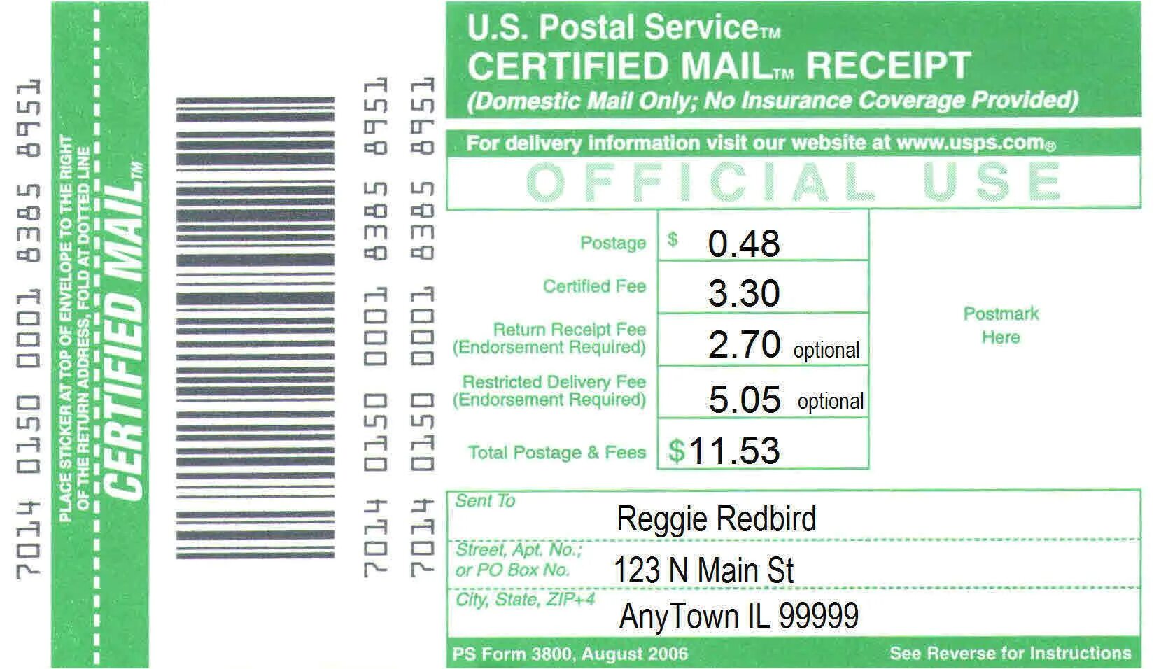 Receipt как выглядит. Service fee receipt. Usps form. Service fee receipt. Receipt number.