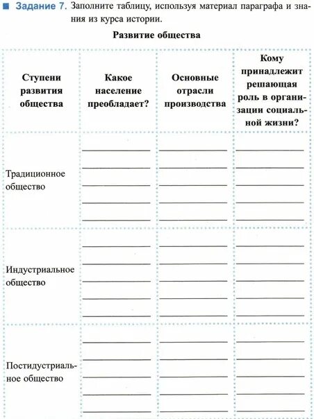 Используя материал параграфа заполните. Используя задание по курсу истории материала параграфа. используя знания по курсу истории и материал параграфа.