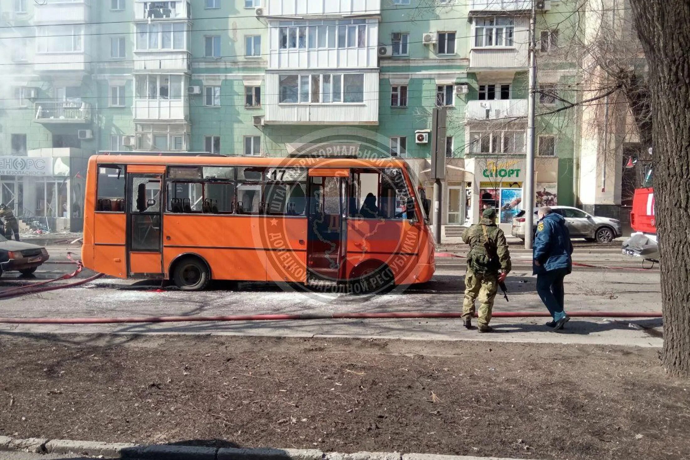 В донецке взорван штаб
