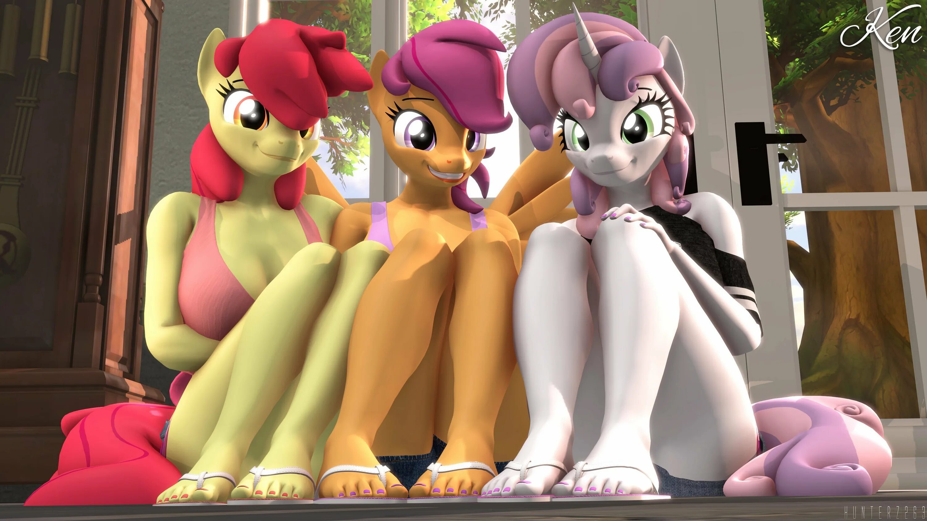 MLP anthro Apple Bloom SFM. MLP SFM 18 Антро. Эппл Блум Антро 3d. MLP SFM Apple Bloom.