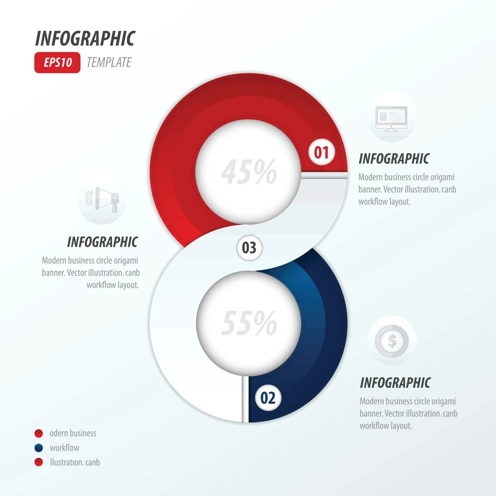 8 circle. Инфографика 2 цвета. инфографика 2/2. circle of eight.