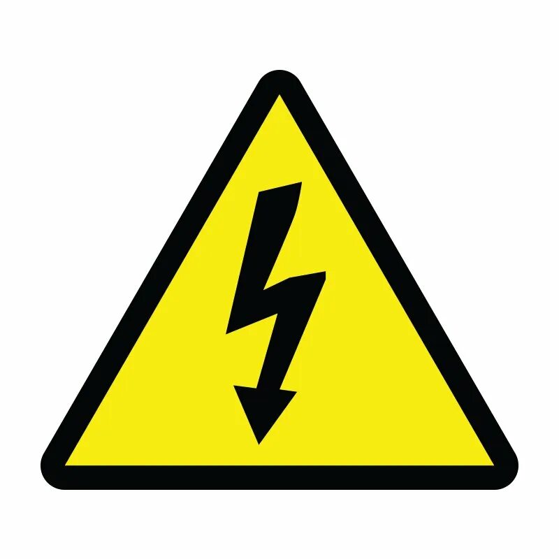 Знак опасность поражения электрическим током. Знак напряжения. Знак электрическое напряжение. Знак электричества. Желтый знак молния
