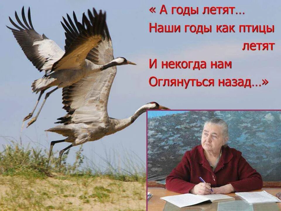 А годы летят. А годы летят наши годы как птицы летят и некогда нам оглянуться назад. Год к году. Стихи про года летят.