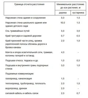 На каком расстоянии от лесов