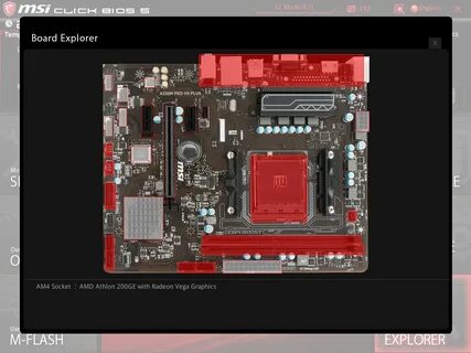 Материнская плата msi a320m pro e