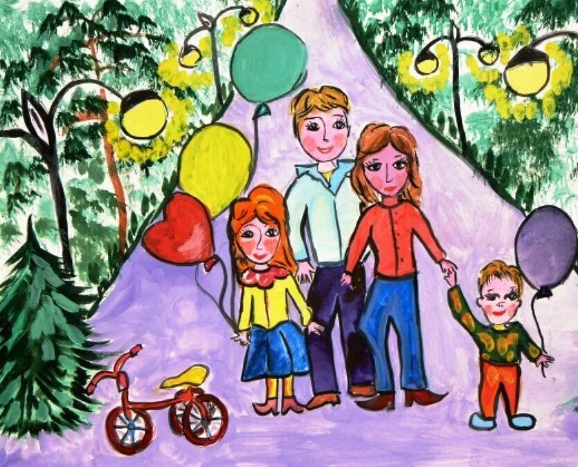 Конкурс туда где семья. Рисунок на тему семья. Рисунок на тему моя семья. Детские рисунки на тему семья. Рисунок семьи детский.
