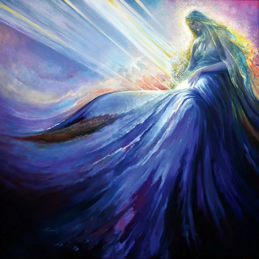 фрейдун рассули. женщины потоков. фрейдун рассули картины преображение. женщины потоков. энергетическая живопись.