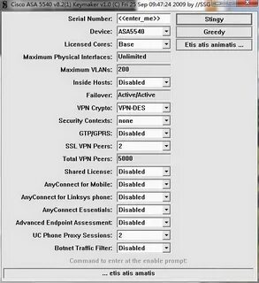 Disabled commands