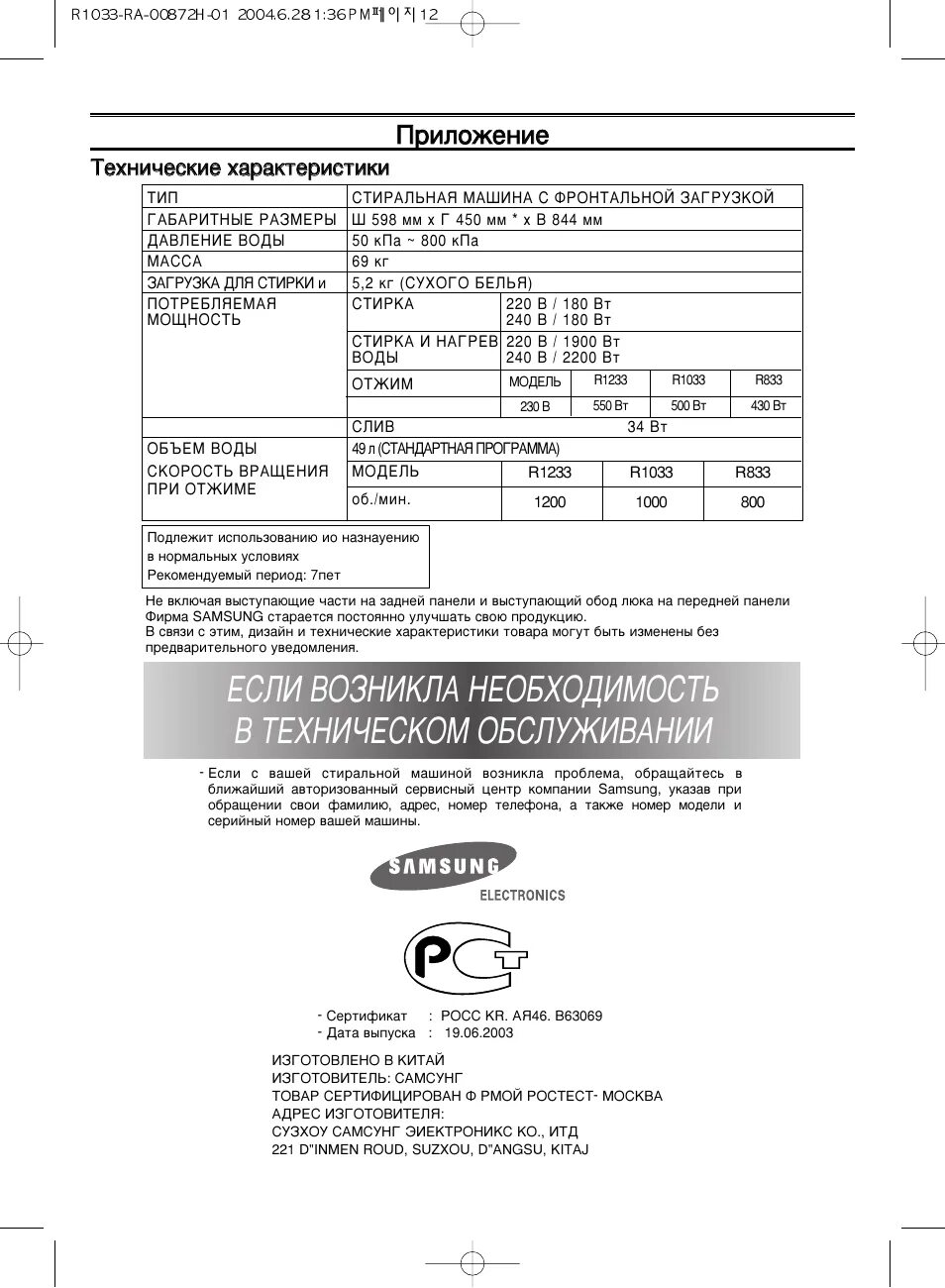 Стиральная машина Samsung r833. Стиральная машина самсунг r1033. Samsung 5.2кг r1033. Стиральная машина Samsung r1233. Характеристики стиральной машины samsung