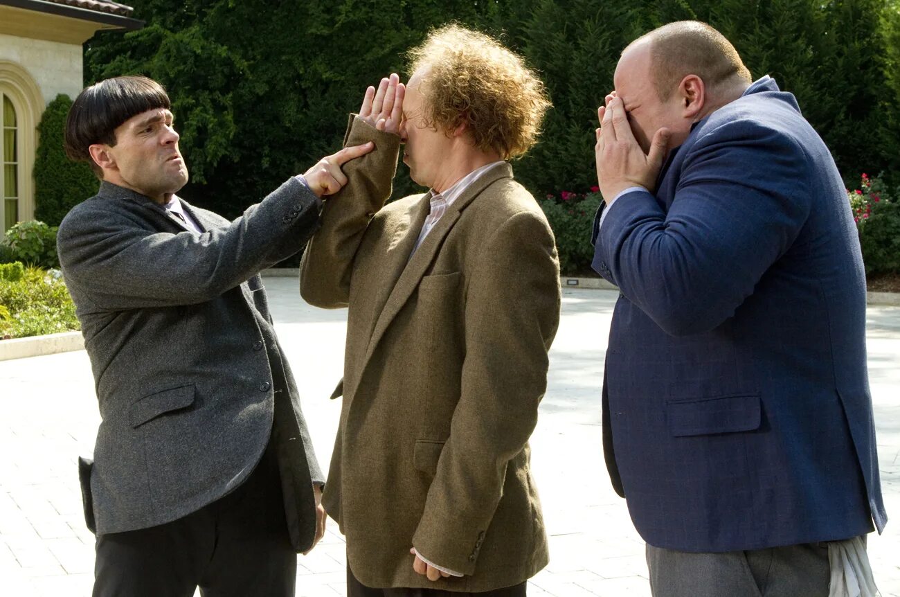 Три тщательнее. Три балбеса / the three stooges / 2012 ). три балбеса 2012 уилл сассо. ларри мо и керли.