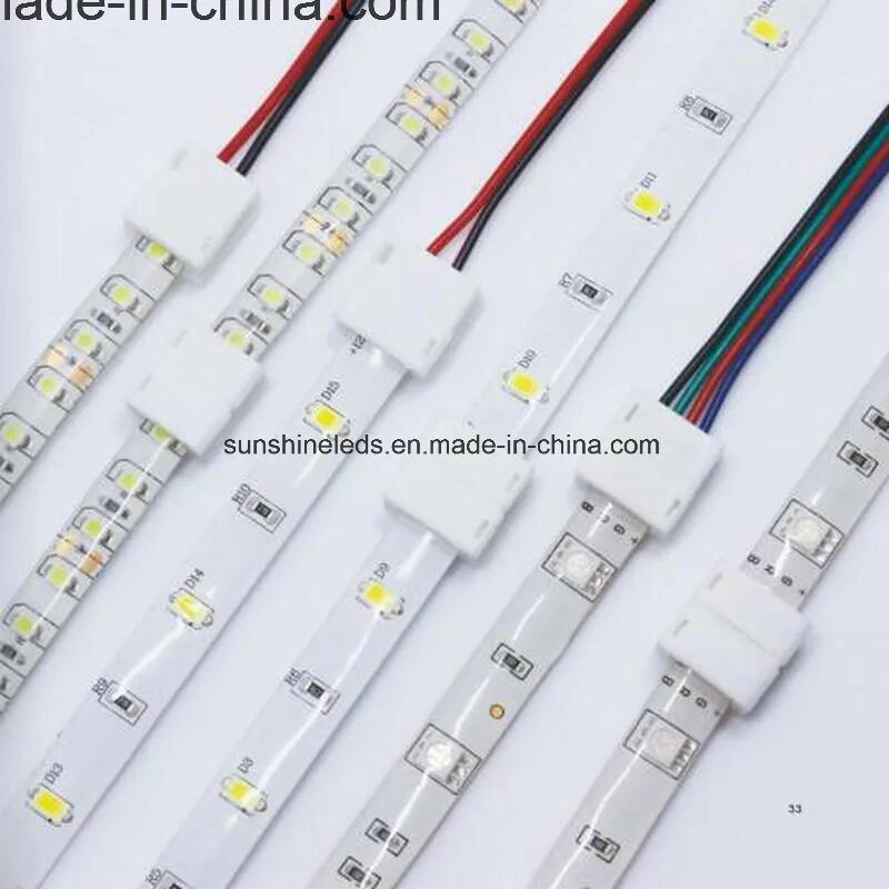 AmmToo 5 шт. 4Pin RGB Светодиодная лента провод кабель без пайки подключение для