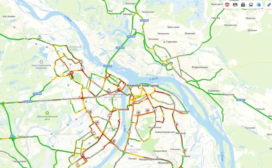 Пробки НН. Пробки НН сейчас. Пробки н Новгород. Карта Нижнего Новгорода пробки.