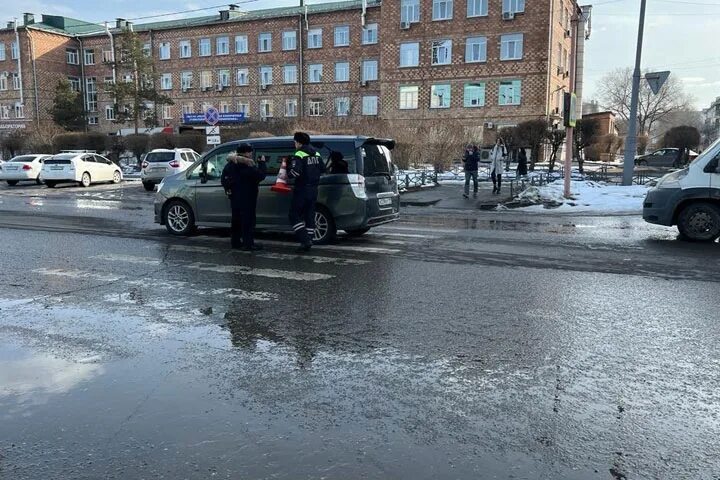 Пешеходный переход. Чп хакасия абакан сегодня