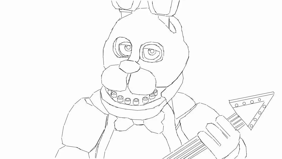 Fnaf 1 нарисовать