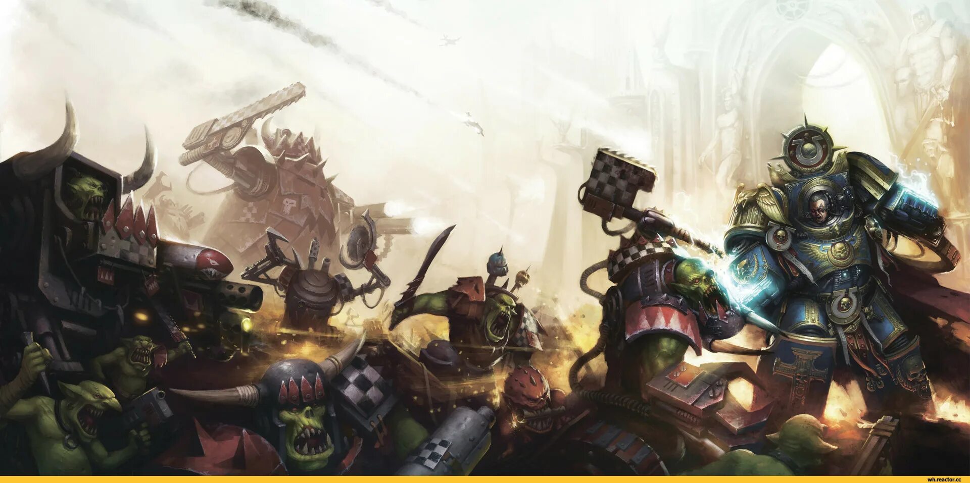 Космические волки warhammer 40. Варбосс орков вархаммер 40000. Орки warhammer 40. Орки (warhammer 40,000). Орки (warhammer 40,000).