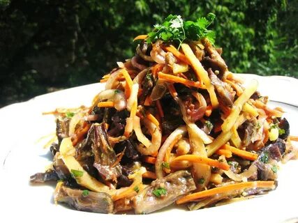 Баклажаны с грибами по корейски рецепт