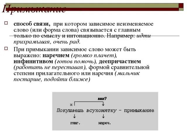 Зависимое слово наречие. При примыкании Зависимое. При согласовании Зависимое слово может. Примыкание Зависимое слово. Зависимое слово при связях.