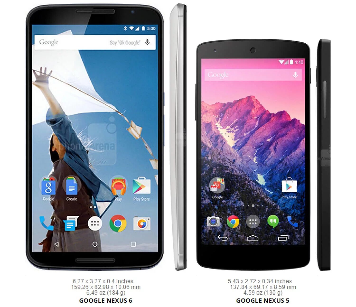 Nexus 4.5. Nexus 6. Nexus 5 и 6. Смартфон диагональ 6.2. Сравнение телефонов 6