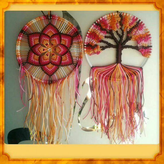 Макраме древо жизни схема плетения Arbre de vie / Grand mur de Macrame Suspendu / Circle Art / Etsy Canada Macram