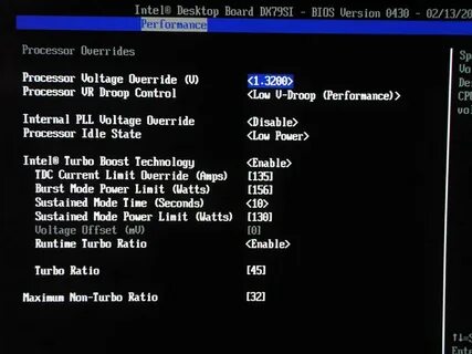 Chipset bios