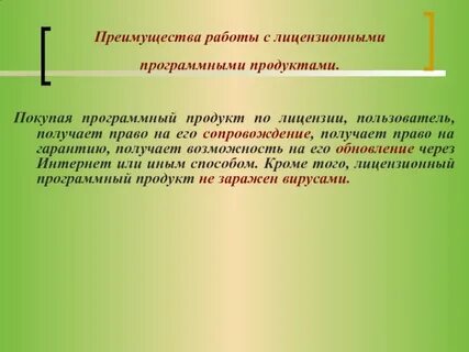 Лицензионный пользователь