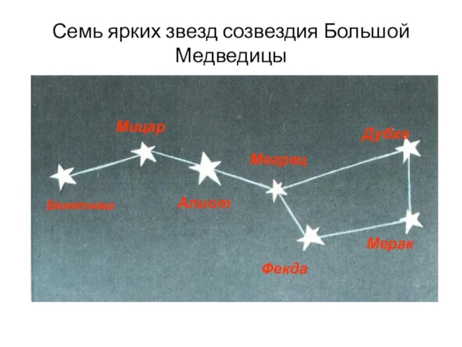 Большая Медведица Созвездие название звезд. Схема созвездия большая Медведица наиболее яркая звезда. Созвездие большая Медведица схема со звездами. Звезды ковша большой медведицы.