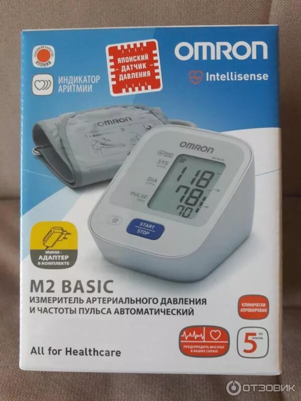 Измеритель артериального давления omron