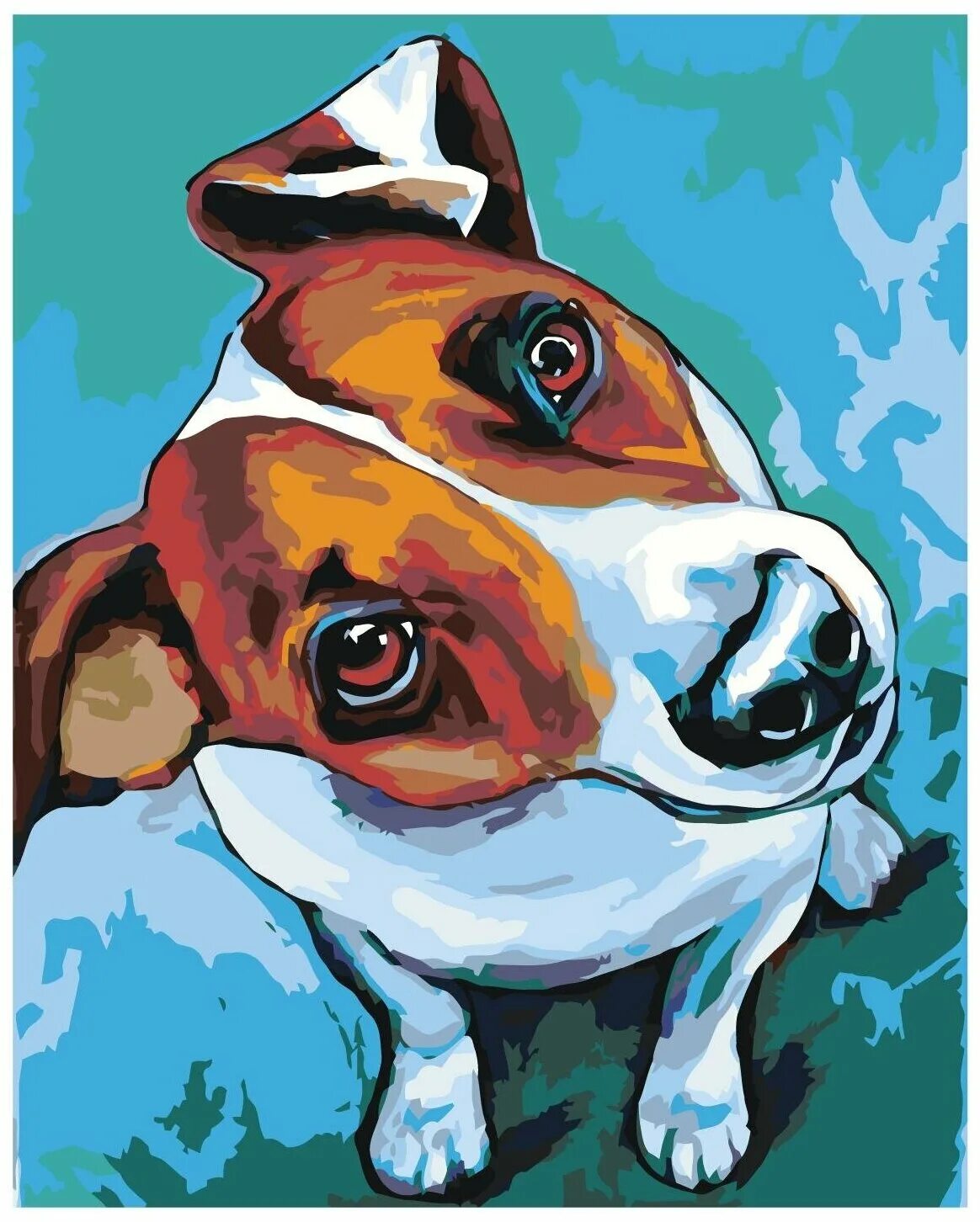 картины джек рассела. джек-рассел-терьер артинеа. джек рассел картина. картины джек рассела. джек рассел портрет.