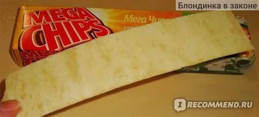 Чипсы полосками в коробке