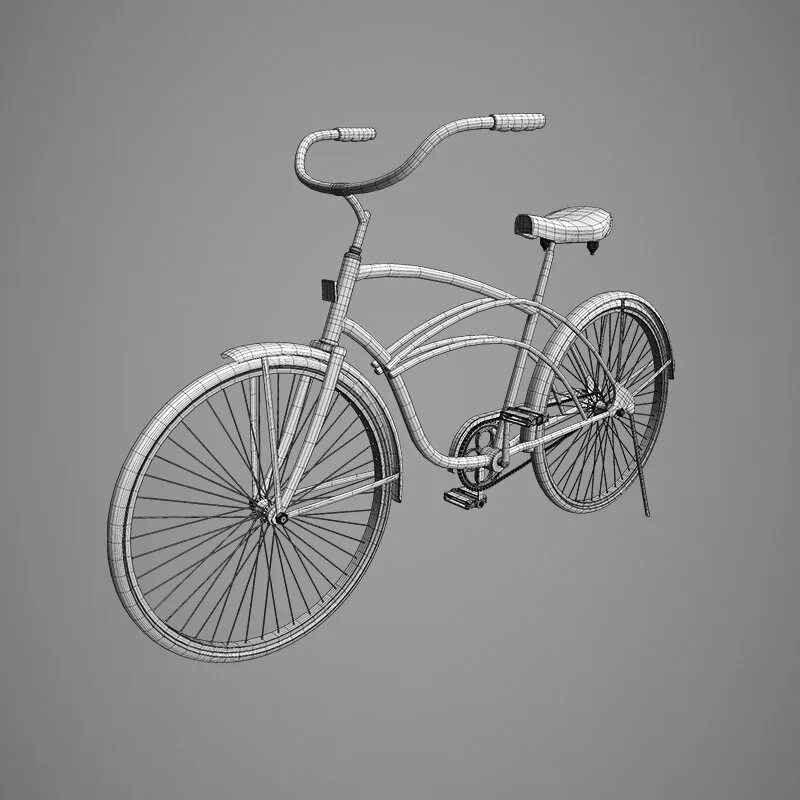 Bicycle model. Фотообои 3д велосипед. 3d bicycle.