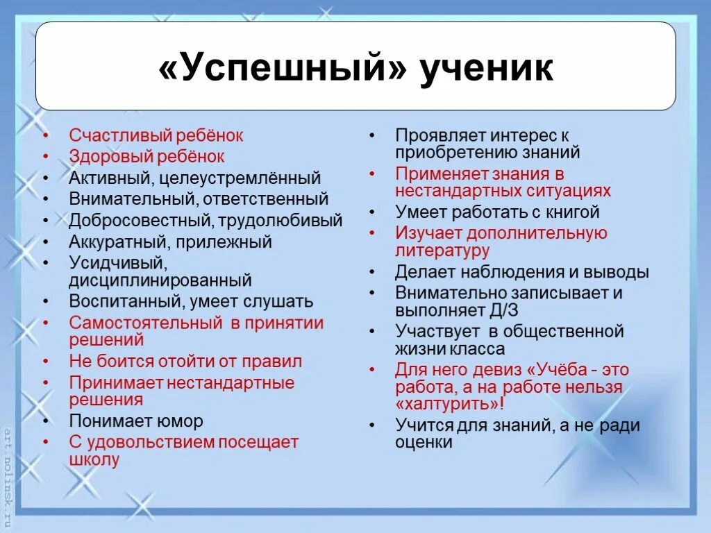 5 качеств ученика. Качества успешного ученика. Успешный ученик. Качество ученика для успешной учебы. Памятка для успешной учебы.